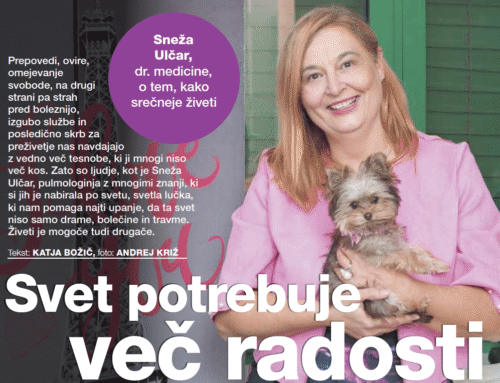 Članek v reviji Zarja: Svet potrebuje več radosti