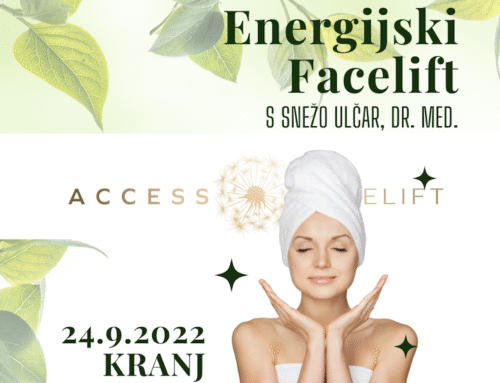 Access Energijski Facelift® delavnica s Snežo Ulčar, dr.med.
