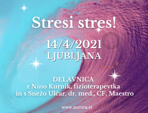 Stresi stres! s Snežo Ulčar, dr.med in Nino Kurnik, uni.dipl.fiziot.